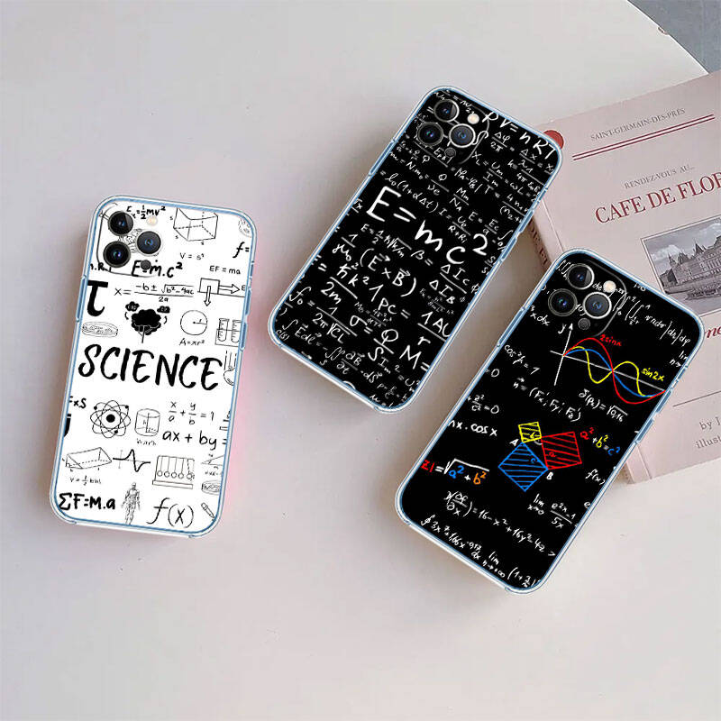 MH32 Chemical Maths Formula Case for Motorola E7 G6 G7 G8 G9 Plus Power Play G10 G20 G04 E30 E40 E22 E20 E13 E15 G22 G23 G05 G75 G35 G55