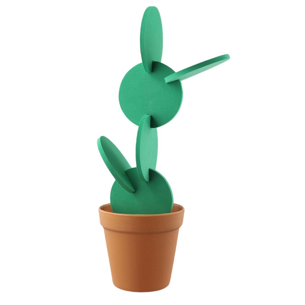 Набор подставок с креативным дизайном и подставкой в виде цветочного горшка для хранения, для декора стола