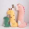 Cartoon Soft Unicorn Dinosaur Giraffe Plush Pillow Stuffed Toys Cute Animal Sleeping Sofa Decoration Doll Birthday Gifts