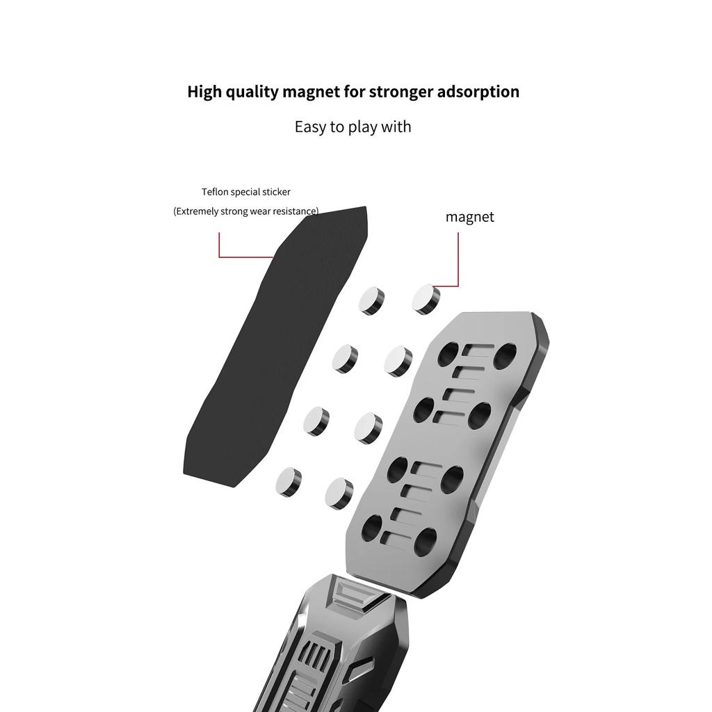 Car Metal Slider EDC Poker Push Card Anti-Stress Fidget Toy Decompression Autism Sensory Toys Stress Relief for Adults Gifts