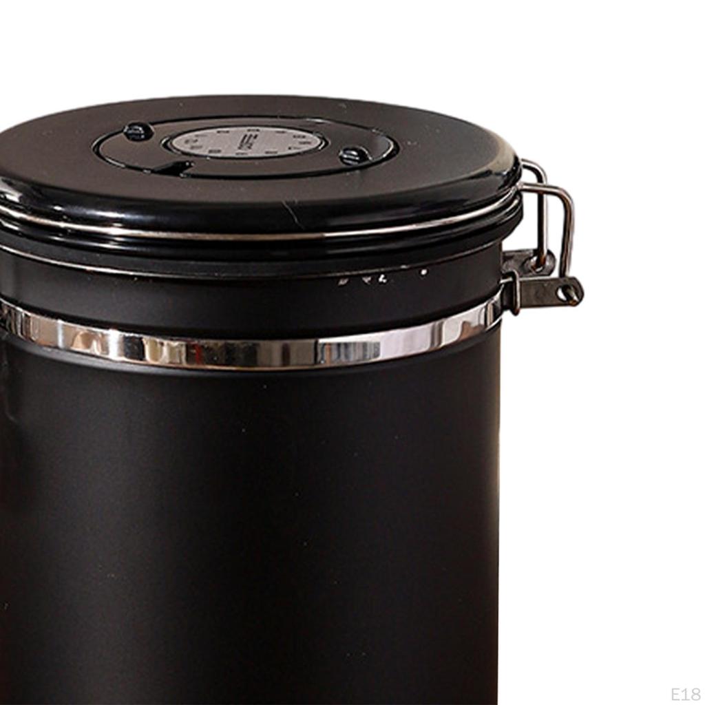 Coffee Bean Container Tea Sugar Canisters with Date Record Tool Airtight Storage Tank Household