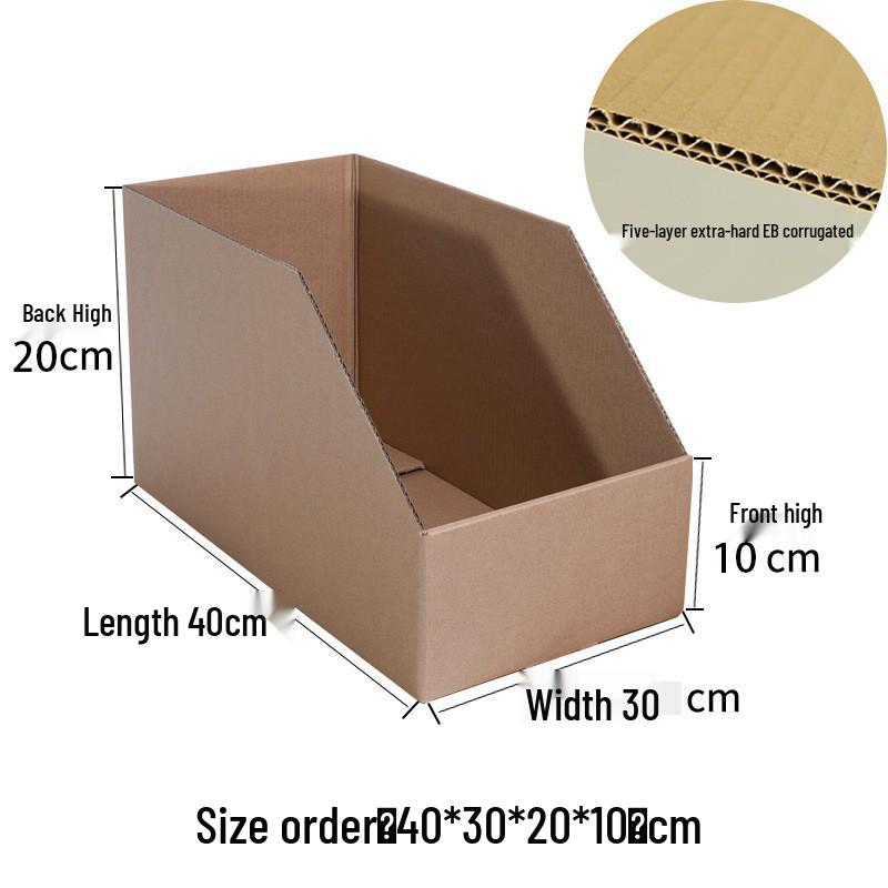 Пятислойный сверхпрочный органайзер для хранения с наклонными отделениями, идеально подходящий для склада или супермаркета.