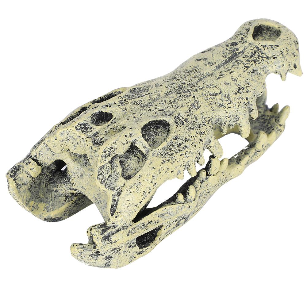 Аквариумный декор Искусственное украшение в форме черепа для украшения ландшафта