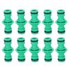 10 PCS PP Pipe Connector Green Quick Connectors Durable Hose Repair Kit  Garden Irrigation
