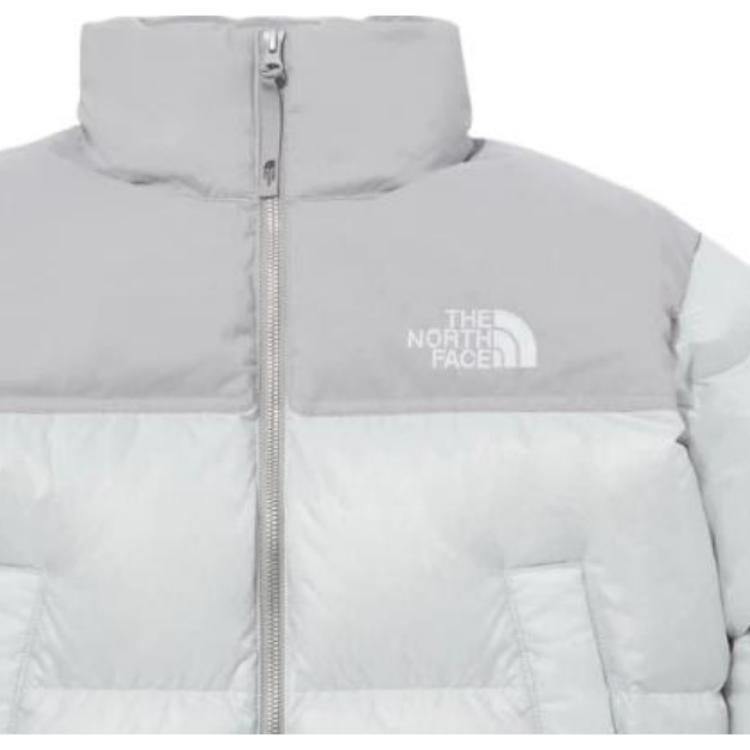 (WMNS) The North Face White Label Novelty Nuptse Down Jacket Asia Sizing 'Ice Grey' Women's NJ1DP85L