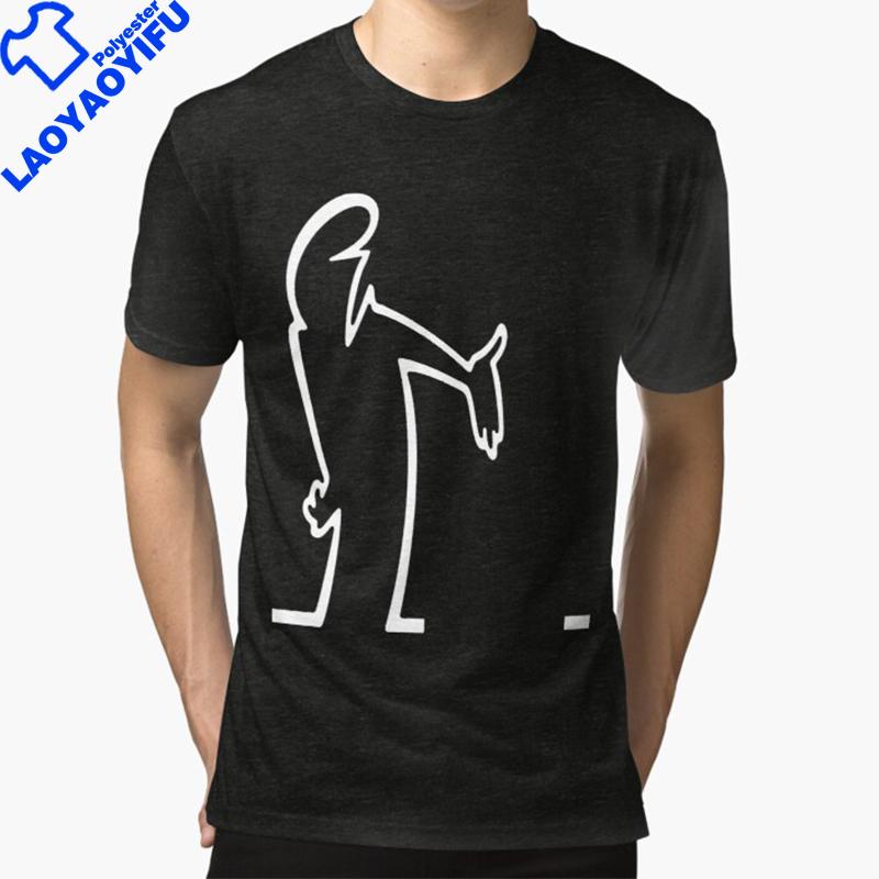 La Linea TV TShirt forUnisex Pointing Humor Casual Sweatshirts Tee Novelty Trendy Loose Graphic Tops Harajuku Man Clothing