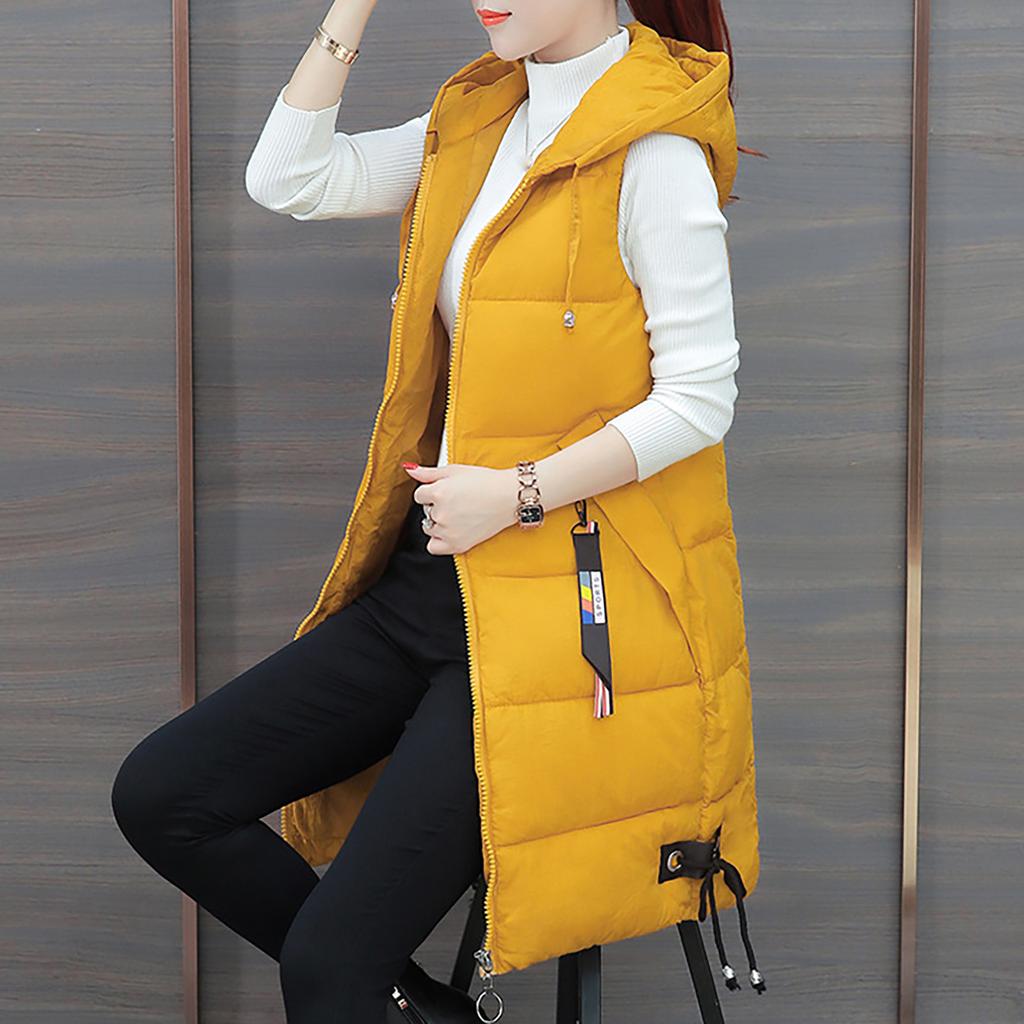 Женская теплая однобортная хлопковая куртка больших размеров с капюшоном средней длины, тонкий кардиган, пальто