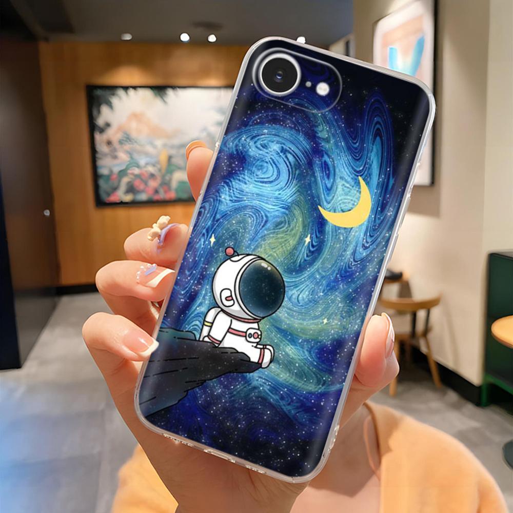 For Apple iphone 16e Case for iphone 16e Back Cover Shockproof Shell Cute Cartoon Painted Phone Case Cover for Apple iphone16e