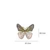 Fashion Clothes Decor Shell Animal Butterfly Brooch Wedding Jewelry New Hollowed Out Women's Flight Imitation Pearl Accessories