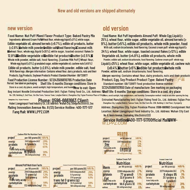 Bestore Nut Milk Floss Cookies