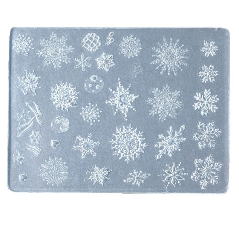 Silicone Nail Art Mold Embossing Patterns Nail Mould Decorations Versatile Jewelry Making Tools Handmade Carving Molds