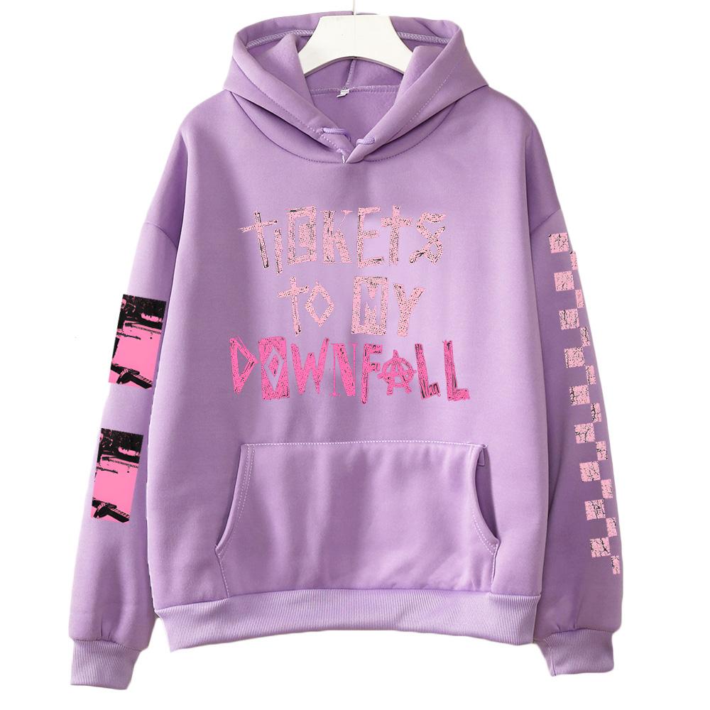 Билеты Толстовка на годовщину Толстовка рэпера Mgk Харадзюку Хип-хоп Пуловеры Топы Толстовки Подарок для фанатов Одежда Унисекс Хай-стрит