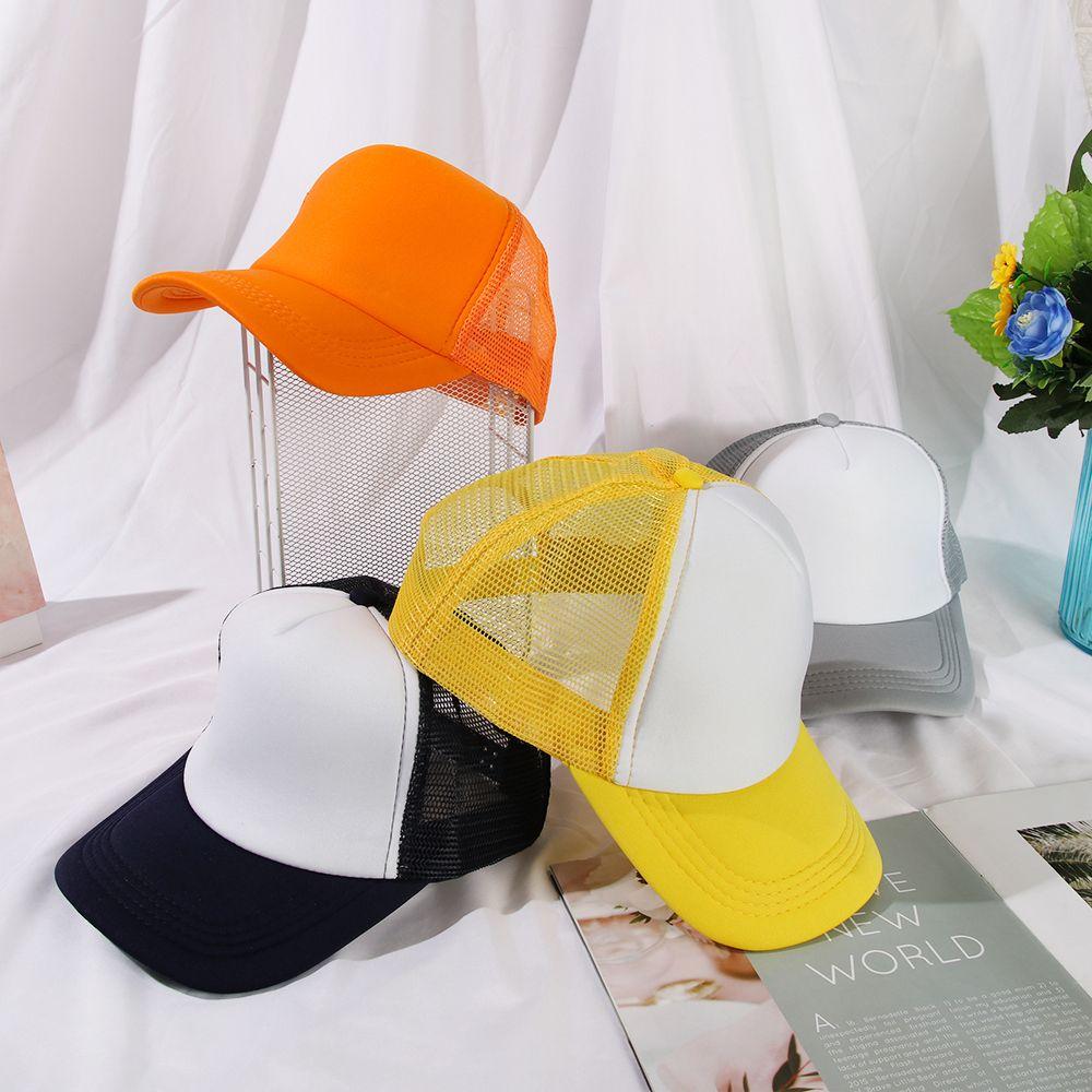 Модная сетчатая бейсболка с плоским козырьком Snapback, кепка-шляпа Trucker Hat