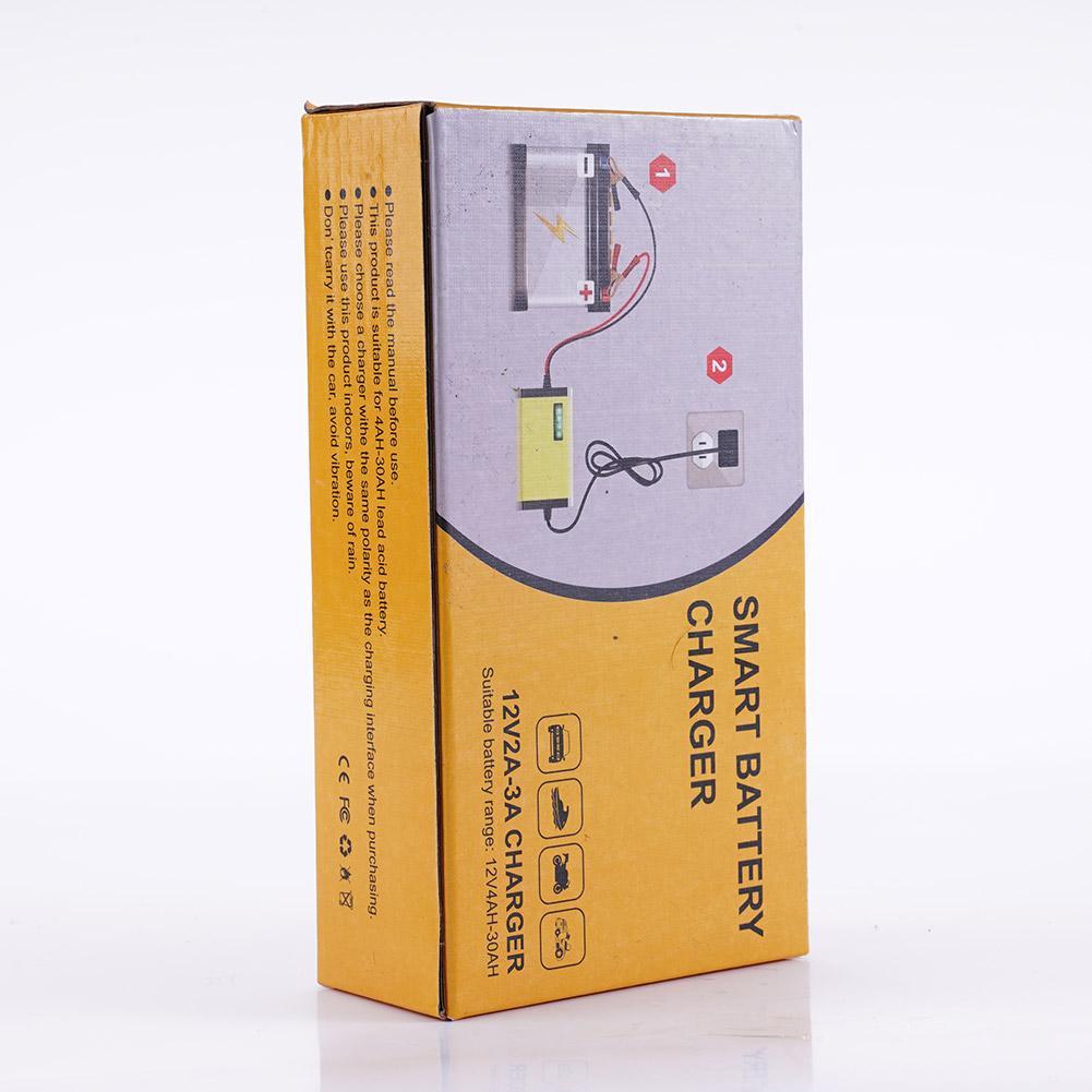 12v 2a автомобильное зарядное устройство для аккумулятора светодиодный дисплей мотоциклетные аккумуляторы зарядка короткое замыкание для 12v 12ah 14a свинцово-aci Y1L4