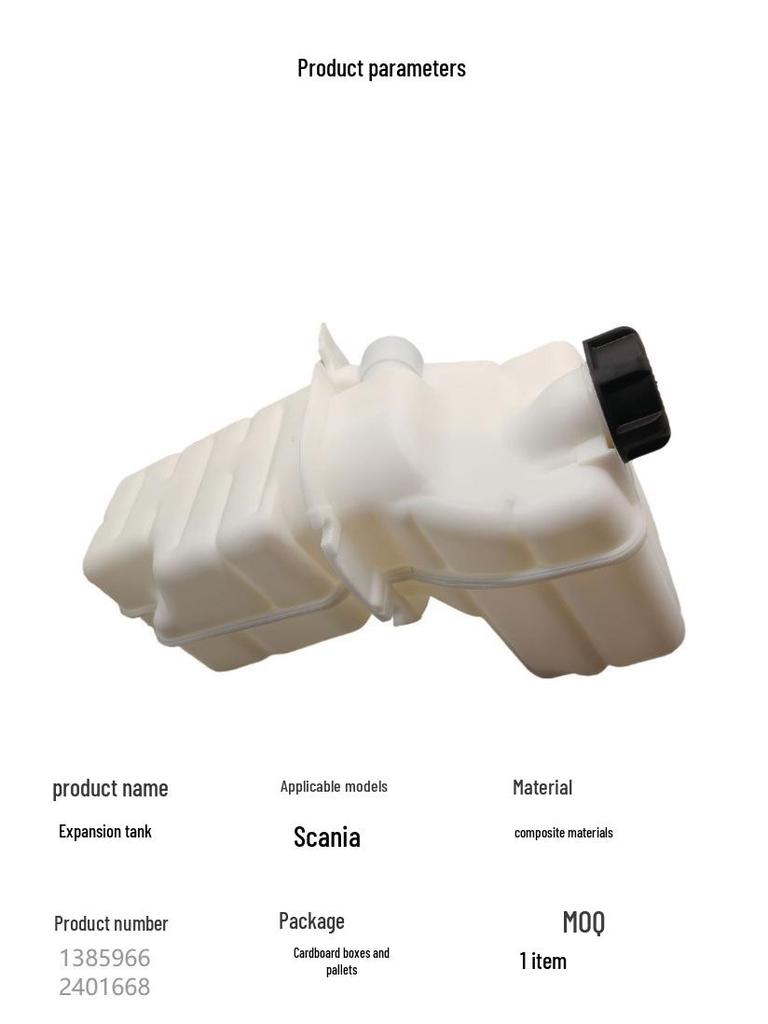 Premium Expansion Tank 1385966 2401668 for Scania