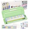 KC Kyoritz Macaron Melody Piano Harmonica and Name 32-Key (P3001-32K/MACARON) [Includes Do-Re-Mi Labels, Cross, Stickers]