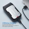 Электробритва 2 в 1 из фольги, USB-перезаряжаемая, со съемной режущей головкой, электрический триммер для бороды с выдвижным триммером для лысых
