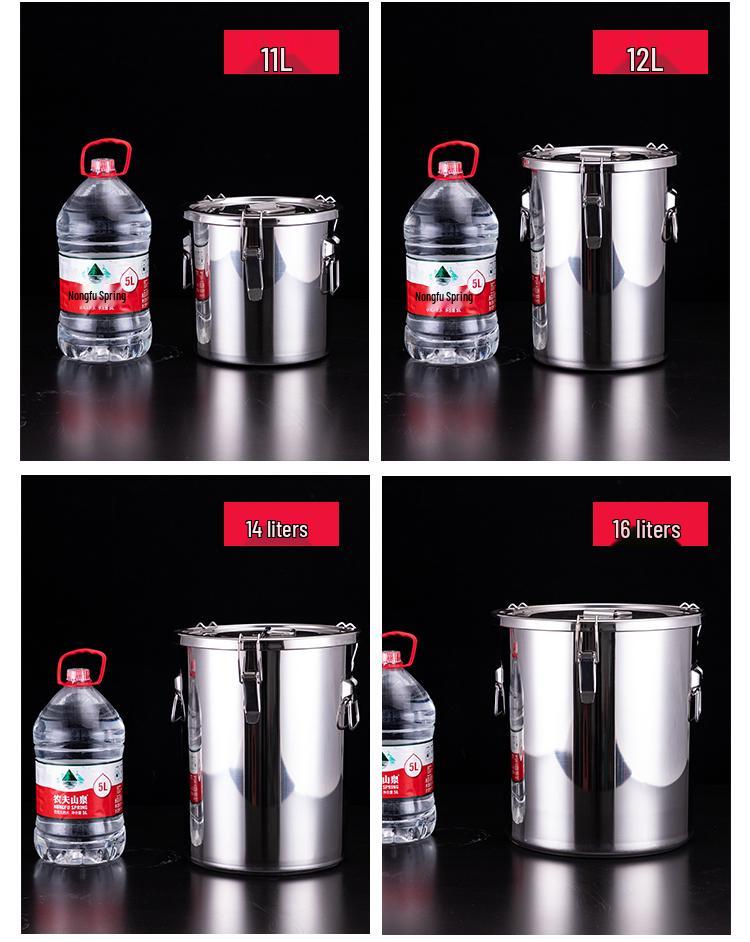 Герметичный многоцелевой бочонок из нержавеющей стали 304 для хранения вина, чая, молока, для ферментации, масла или риса