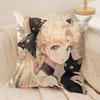 SSailor MMoonS Ancient Cushion Cover Silky Short Plush Invisible Zipper Dustproof Sofa Pillow Case for Home Decor