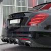 Carbon Fiber Rear Wing Spoiler for 15-21 Mercedes-Benz S-Class W222, S63 Style, Brabus Design