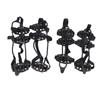 1 Pair M L Crampons Shoes Cover 24 Teeth Anti-Slip Ice Grips Gripper Shoes Boot Hiking Ice Climbing Shoe Spikes Climbing Chain