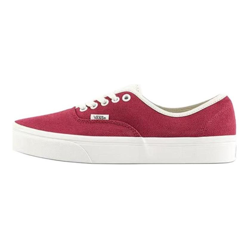Vans Оригинальные Легкие и Дышащие Низкие Кеды для Скейтборда Унисекс Темно-Красные Кроссовки VN000D7YSQ5