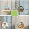 Wooden  Hanging Sign Decorative Wall Hanging Cute Room Decoration Wall Sticker Door Sign, Door Hook Front Door Hanging Basket Hook Wall Decoration