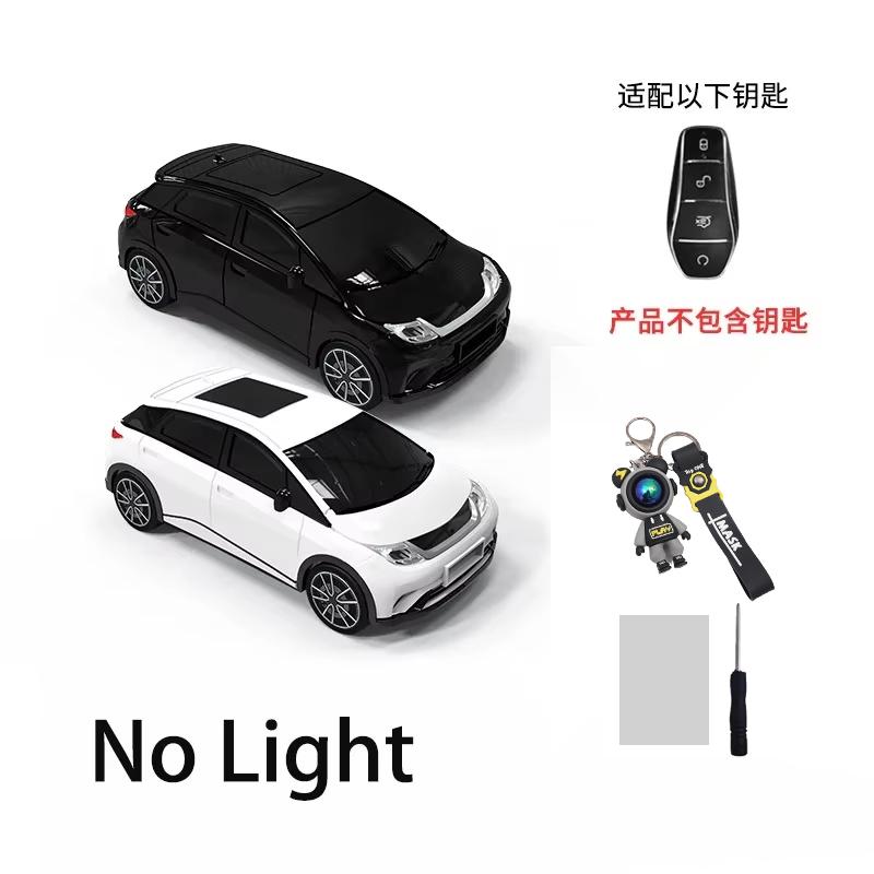Для автомобиля Byd Dolphin Модель Чехол для ключа для Byd Atto 3 Han Ev Dolphin 4-кнопочный Пульт ДУ Крышка брелка для ключа Автомобильные Аксессуары Брелок