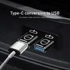 Переходник-адаптер для автомобильной зарядки с порта Type C на USB для Volvo XC90 V90 V60 XC60 V40 S80 S60 S90 C40 XC40 V70 XC70 C30 C70