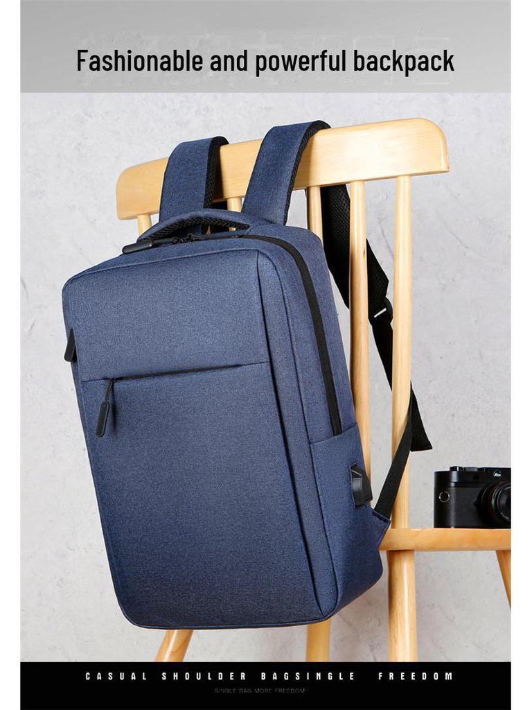 Men's Large Capacity Multifunctional Backpack with USB Charging