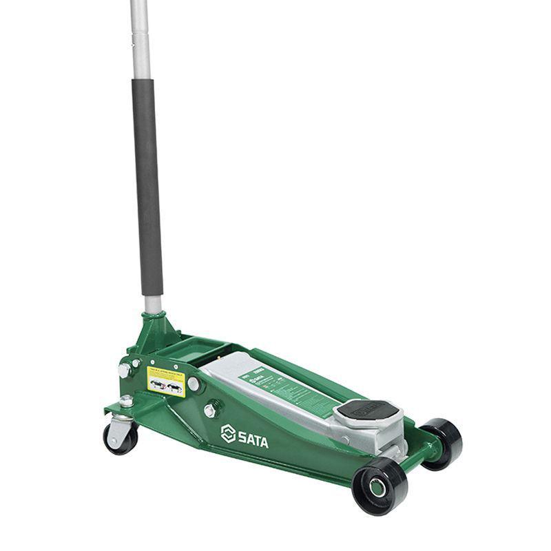 Гидравлический домкрат из алюминиевого сплава - Горизонтальный низкопрофильный, с двойным насосом, 1,5/2,5/3 метрических тонны, 97813A.