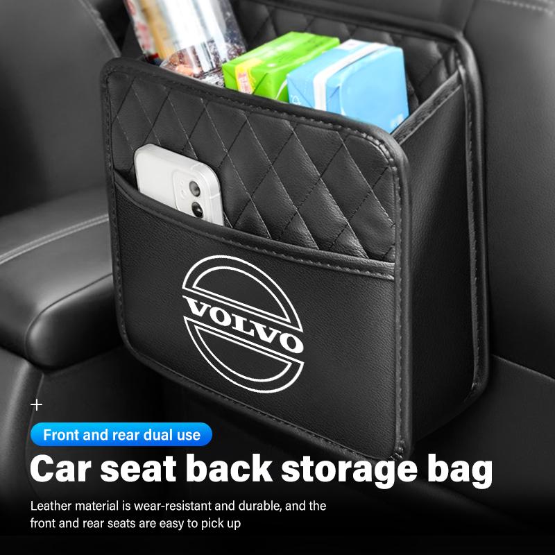 For Volvo Car Seat Back Hanging Storage Large Capacity Pocket Organizer XC90 V90 V60 V40 S80 S60 S90 C40 XC60 XC40 V70 XC70