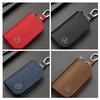 Автомобильная наклейка Кожаный чехол для ключей автомобиля Обложка для брелока Сумка Кошелек Брелоки Для Mercedes Benz AMG W204 W205 W212 W213 W222 x153 W1