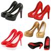 Elegant Plastic Doll Shoes for 1/6 Scale Female Model Figure Fashion Doll High Heels Action Figure Display Collection