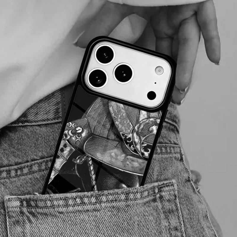 Чехол для телефона Самурайский Демон для iPhone 17ProMax 12 13 14 15 16e 17 Pro Max Plus Air Cover