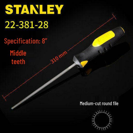 Набор напильников Stanley Tools: Плоские, Квадратные, Круглые напильники (6, 8, 10, 12 дюймов)
