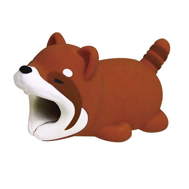 Защитный шнур для кабеля с милыми животными, защитный провод с рисунком из мультфильма, светящийся силиконовый чехол, устройство для намотки зарядного кабеля для кабеля зарядного устройства для телефона