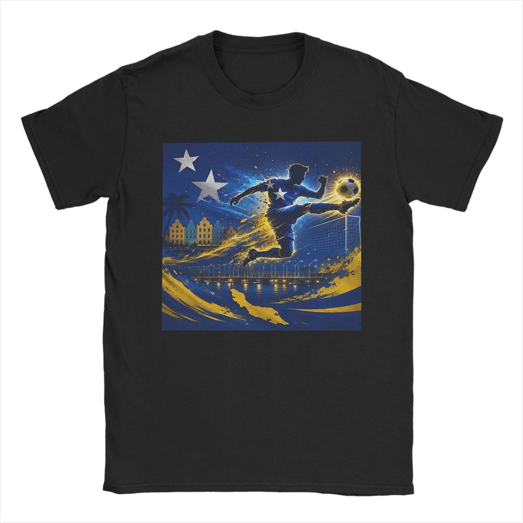 Curacao Soccer Sport Unisex Unisex T Shirts Vintage Tees Short Sleeve O Neck Tshirt Cotton Printed Tops