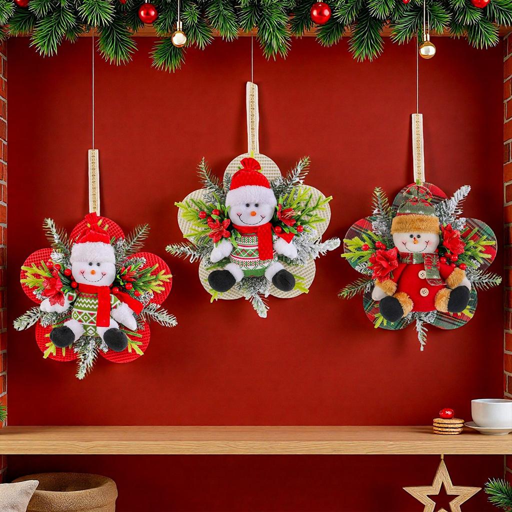 Christmas Tree Decorative Pendants, Garland Decorative Pendants, Plush Holiday Dress-up And Festive Atmosphere Decorative Pendants