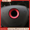 Автомобильный руль с центральной круговой накладкой для VW Golf 6 7 Polo Tiguan Passat B6 B7 Touran Scirocco Beetle Jetta MK5 MK6 Caddy