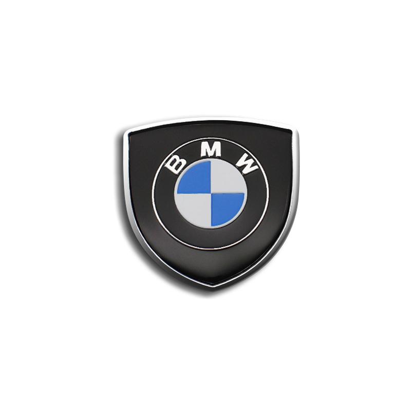 umbrx8 1/2PCS Car Shield Body Trunk Stickers 3D Metal Emblem Decal Auto Accessories For BMW Performance F20 F10 F30 F40 E92 E91 G20 G30