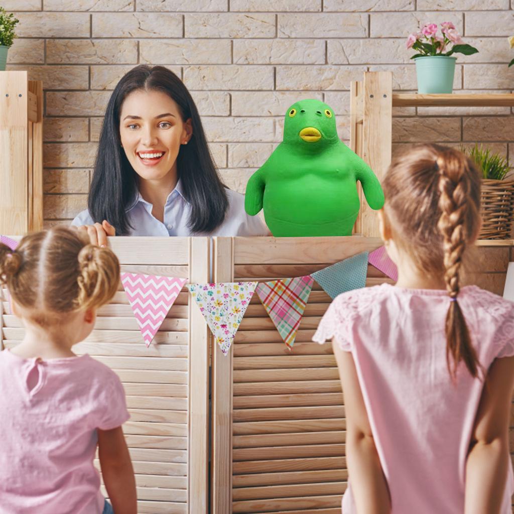 Green-headed Pinch Music To Decompress Green-headed Fish Toy Sand Sculpture Funny Silly Fish To Vent Artifact