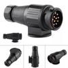 1pc 12V 13 Pin Trailer Plug Waterproof Trailer 13 Pole Electrical Connector Wiring Connector Adapter Trailer For Vehicle RV