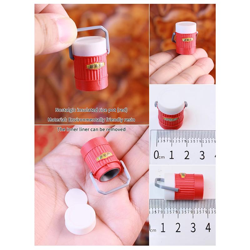 Миниатюрный кукольный домик, китайская ностальгическая сцена, столик, теплый чайник, миниатюрная игрушка для еды, модель, украшение для кукольных аксессуаров