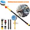 Auto Rotating Retractable Car Wash Brush with Long Handle 360 Degree Spin Mop Automatically Foams Car Wash Kit