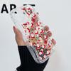 Samsung A24 для iPhone 15 14 Xiaomi Poco X5 Redmi 13c 12C Чехлы для телефонов Huawei Honor 90 A23 Эксклюзивный кремовый чехол с Дедом Морозом и Новым годом Мягкий чехол