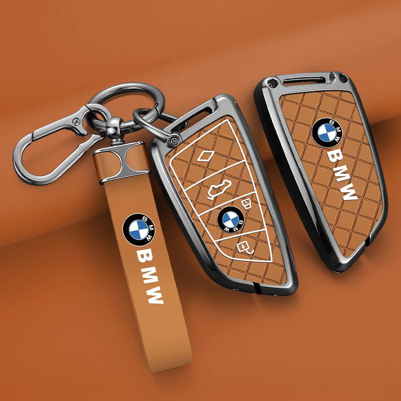 MURF1 Car Key Case Cover For BMW 2 3 5 7 Series 6GT X1 X3 X5X6 F45 F46 G20 G30 G32 G11 G12 F48 F85 G01 F15 F16 F86 Keyless Accessories