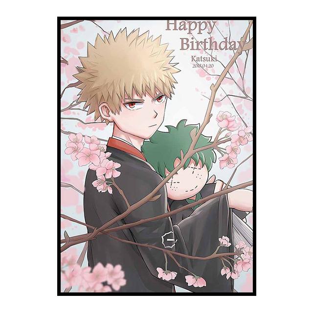 Моя геройская академия декоративная фреска японский аниме постер холст живопись и настенные художественные принты для гостиной для современного домашнего декора без рамки