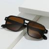 European American Style Sunglasses Women Double Bridge Rivets Decoration Men's Glasses Driving Hiking Man Sun Glass