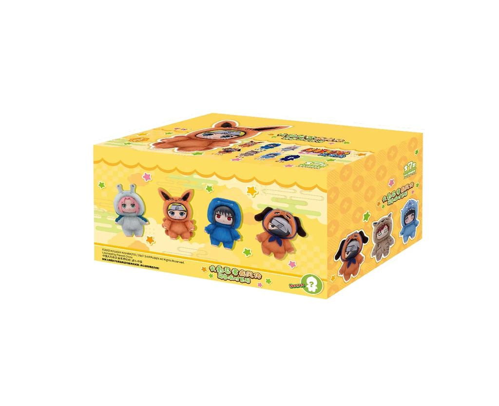 Toptoy Naruto Shippuden Серия Вечеринка Зверей Виниловая Фигурка Плюшевая Текстура Слепая Коробка Чиби Какаши Саске Коллекционная